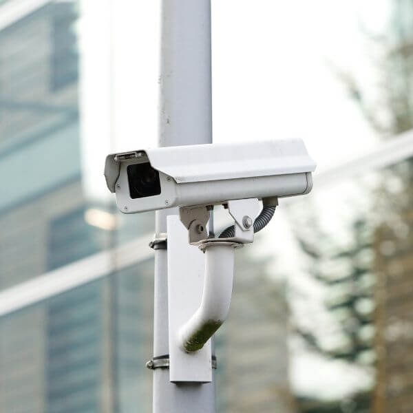 Fixed surveillance unit shown before home CCTV repairs by Home Security Guys in Sydney.